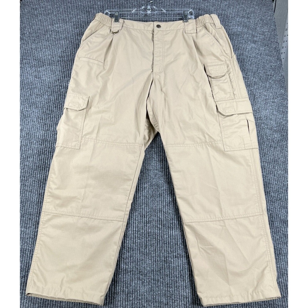 5.11 Tactical Pants Mens 40x32 Cargo Khaki Security Police Outdoor Work